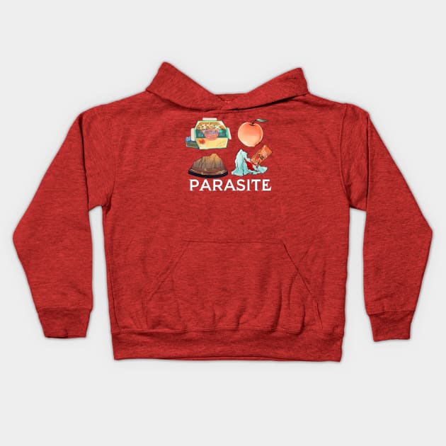 Parasite Props V2 Kids Hoodie by parkinart